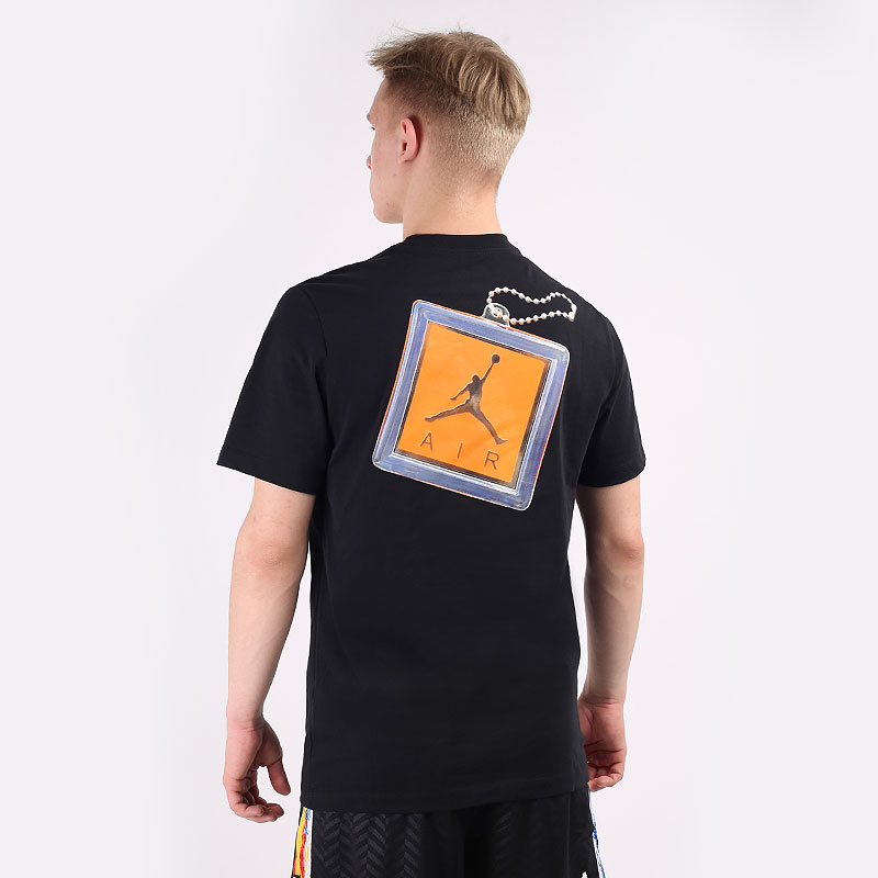 мужская черная футболка Jordan Keychain Crew Tee CV5157-010 - цена, описание, фото 5
